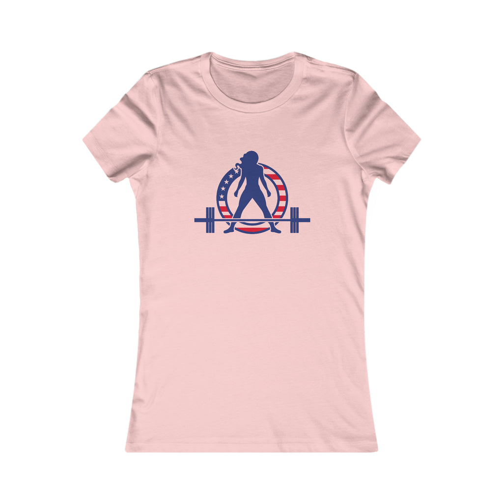 USA Logo - Women's Favorite Tee - USA Light Logo