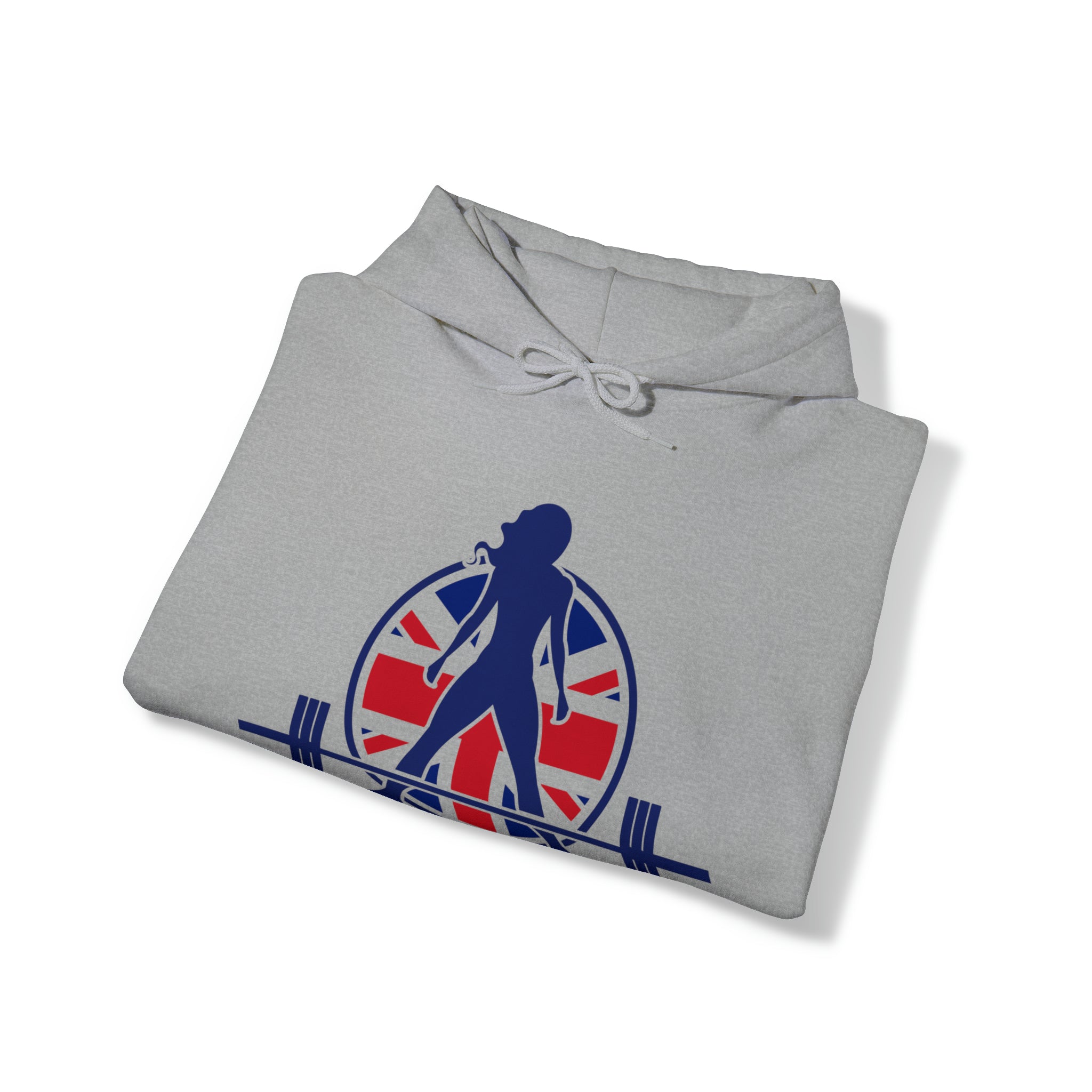 UK Logo Light  Unisex Heavy Blend Hooded Sweatshirt - Plain Back