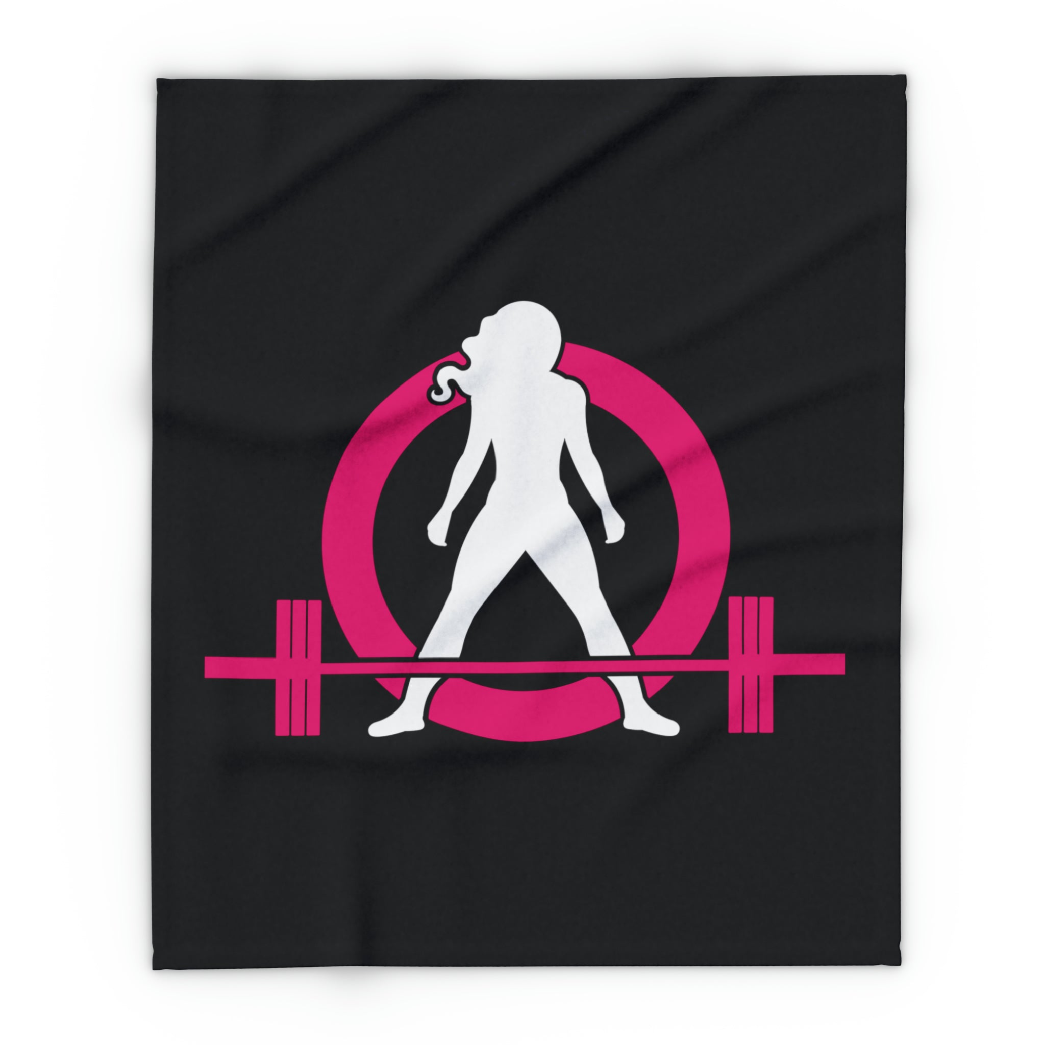 Arctic Fleece Blanket - Black Classic Logo