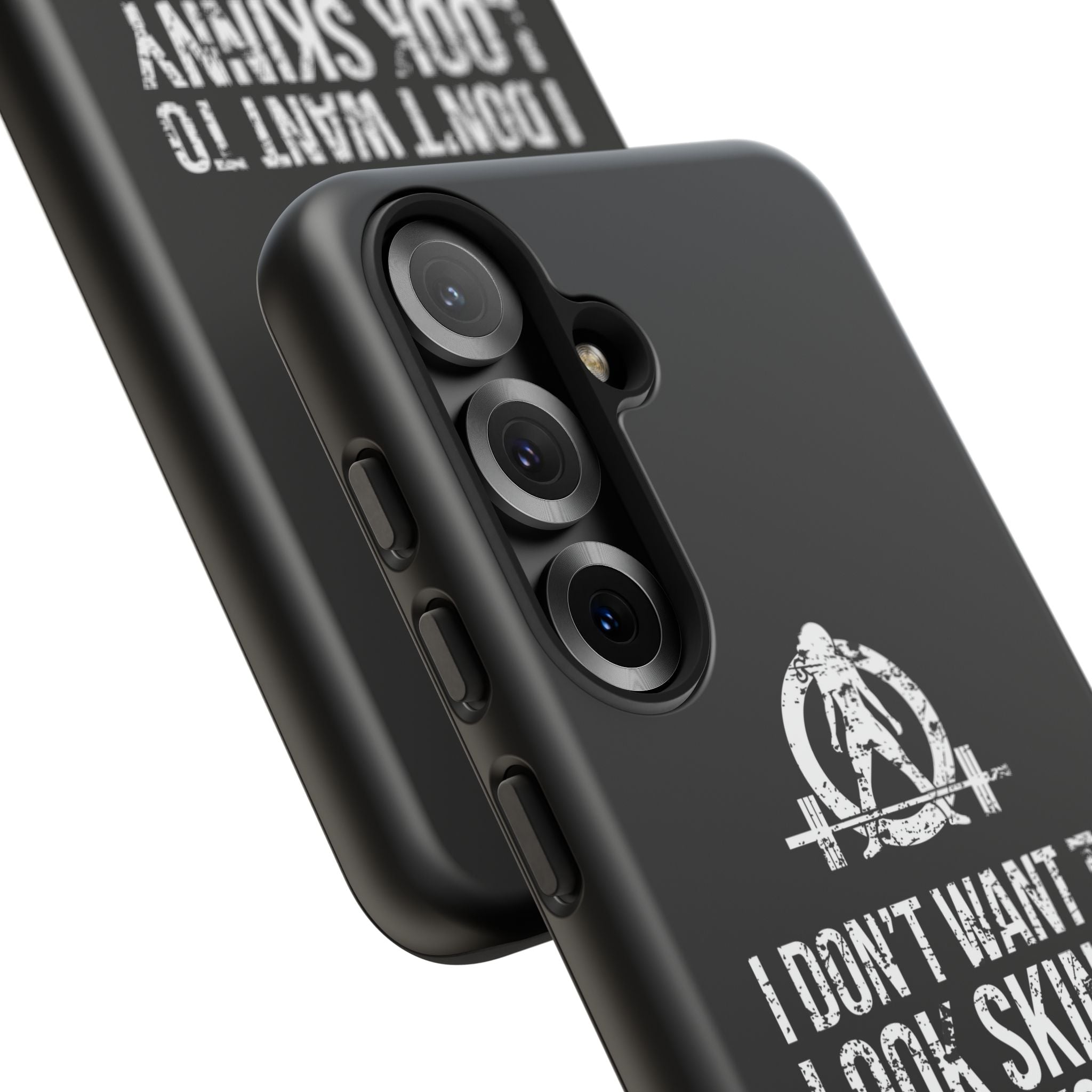 Tough Cases - I Don't Want To Look Skinny I Want To Look Like I Can Kick Your Ass - WWLW Logo