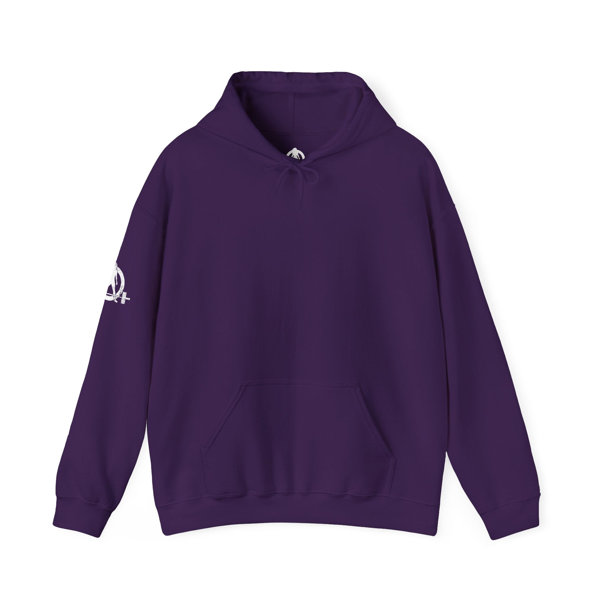 Strong Her Cartoon - Unisex Heavy Blend Hooded Sweatshirt - Logo on Back & Right Sleeve