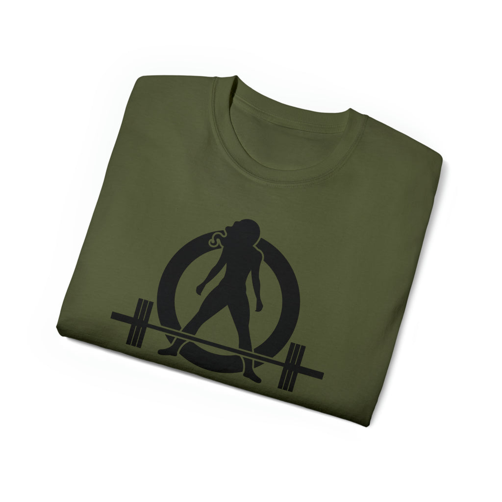 Classic Logo Black - Unisex Ultra Cotton Tee - Plain Back