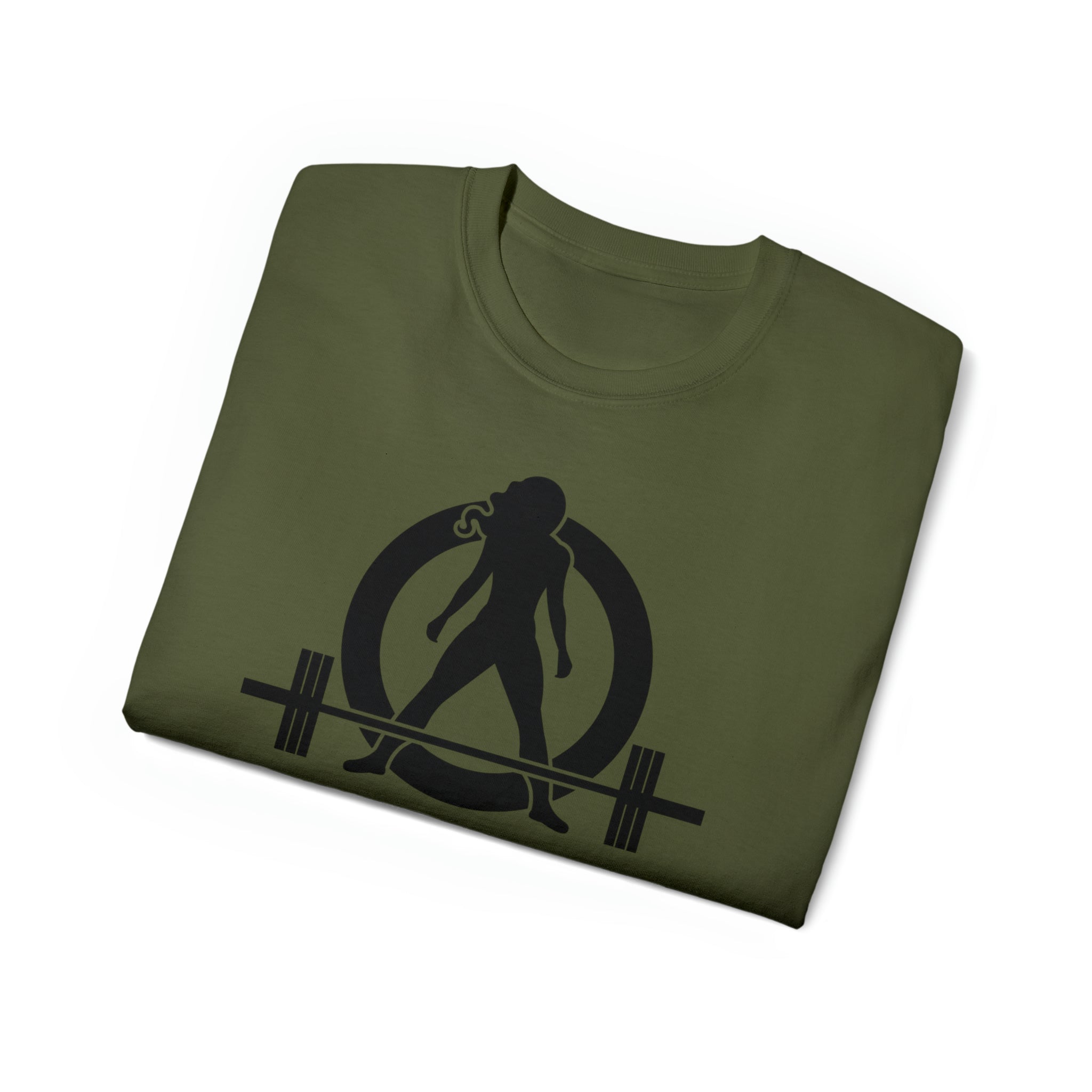 Classic Logo Black - Unisex Ultra Cotton Tee - Plain Back