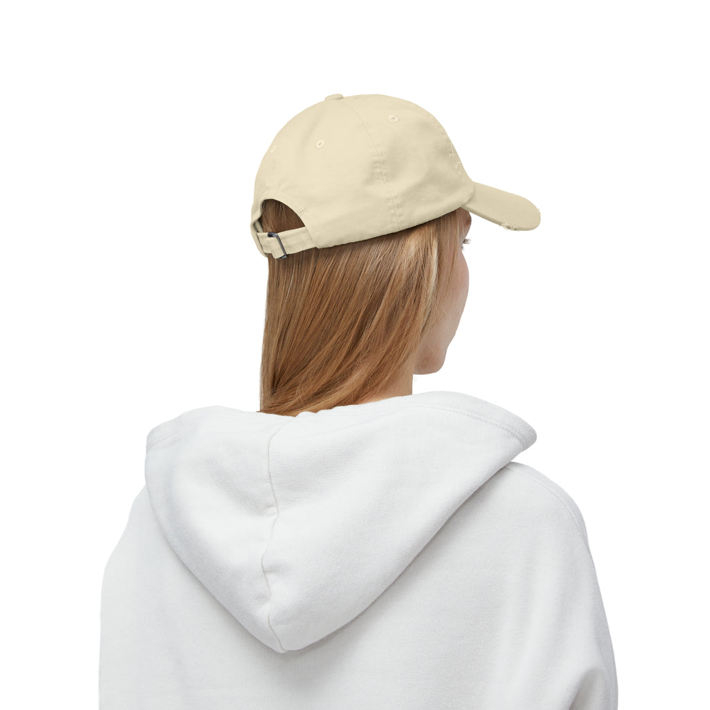 Unisex Distressed Cap - Classic Color Distressed Logo