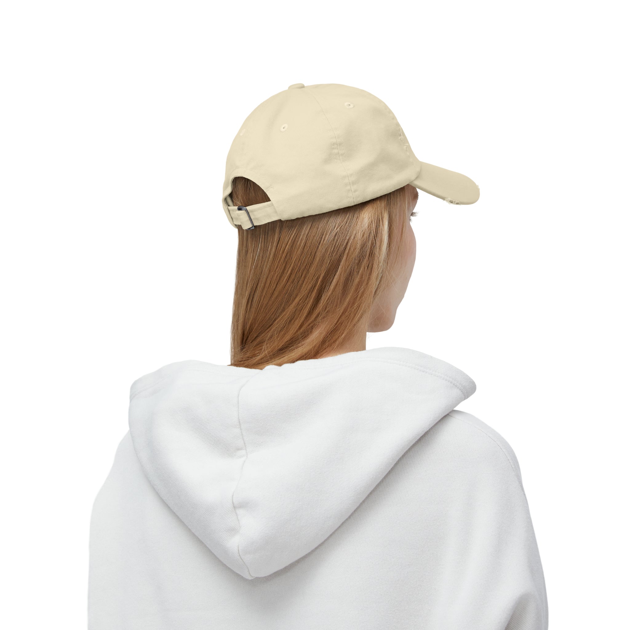 Unisex Distressed Cap - Classic Color Distressed Logo