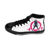 Women's Classic Sneakers - White - Classic Distressed Logo
