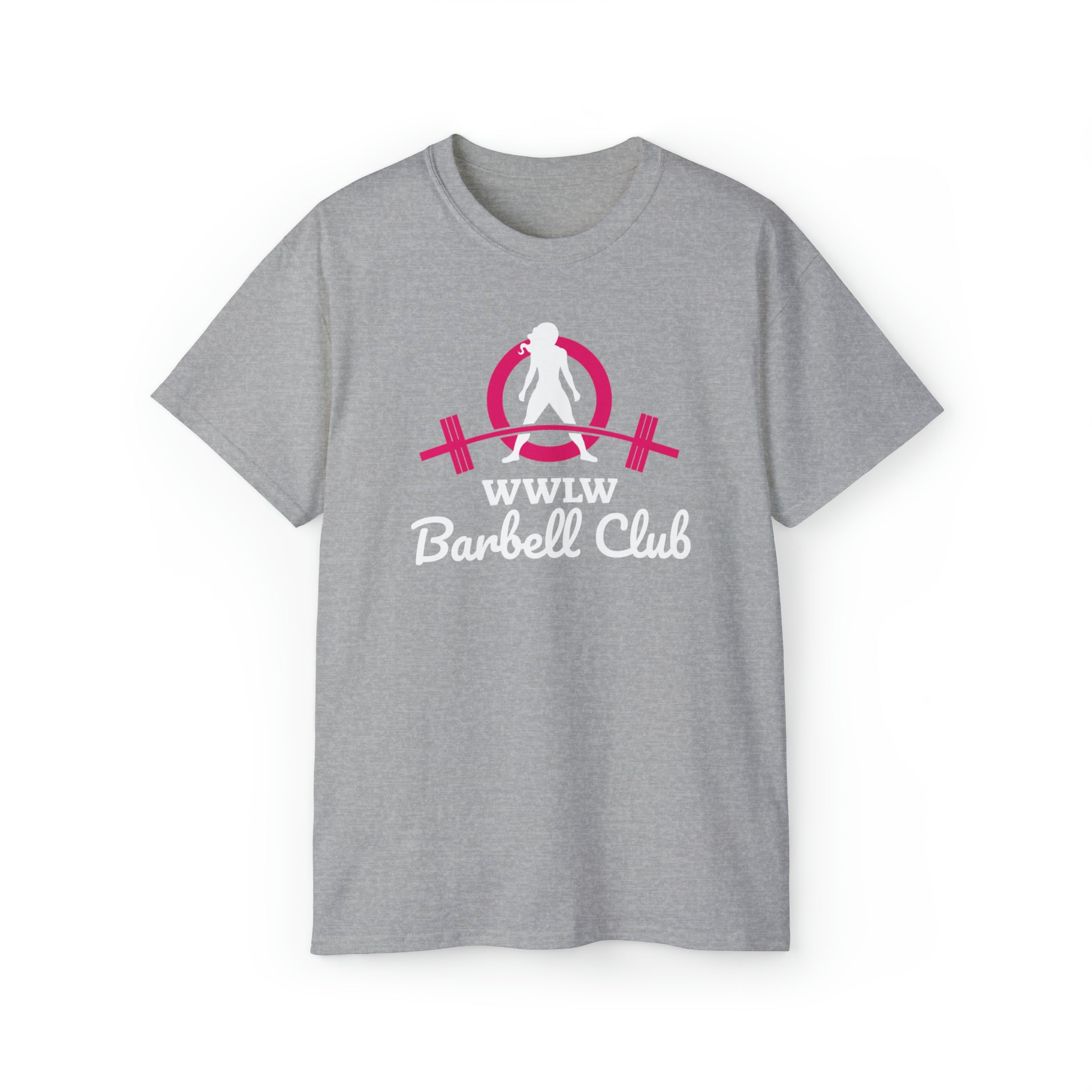 Barbell Club - Unisex Ultra Cotton Tee - Colored Logo Dark