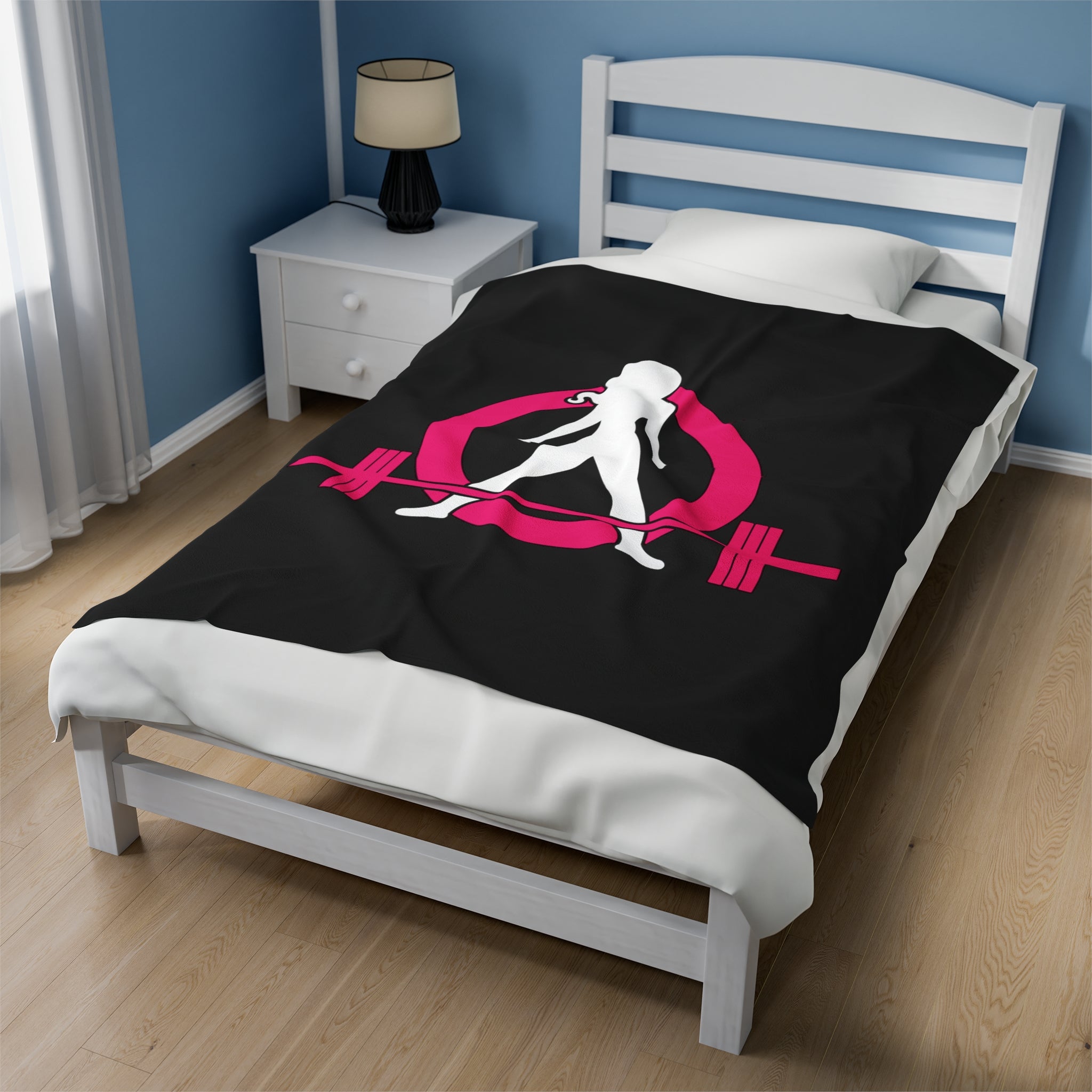 Velveteen Plush Blanket - Classic Dark Logo