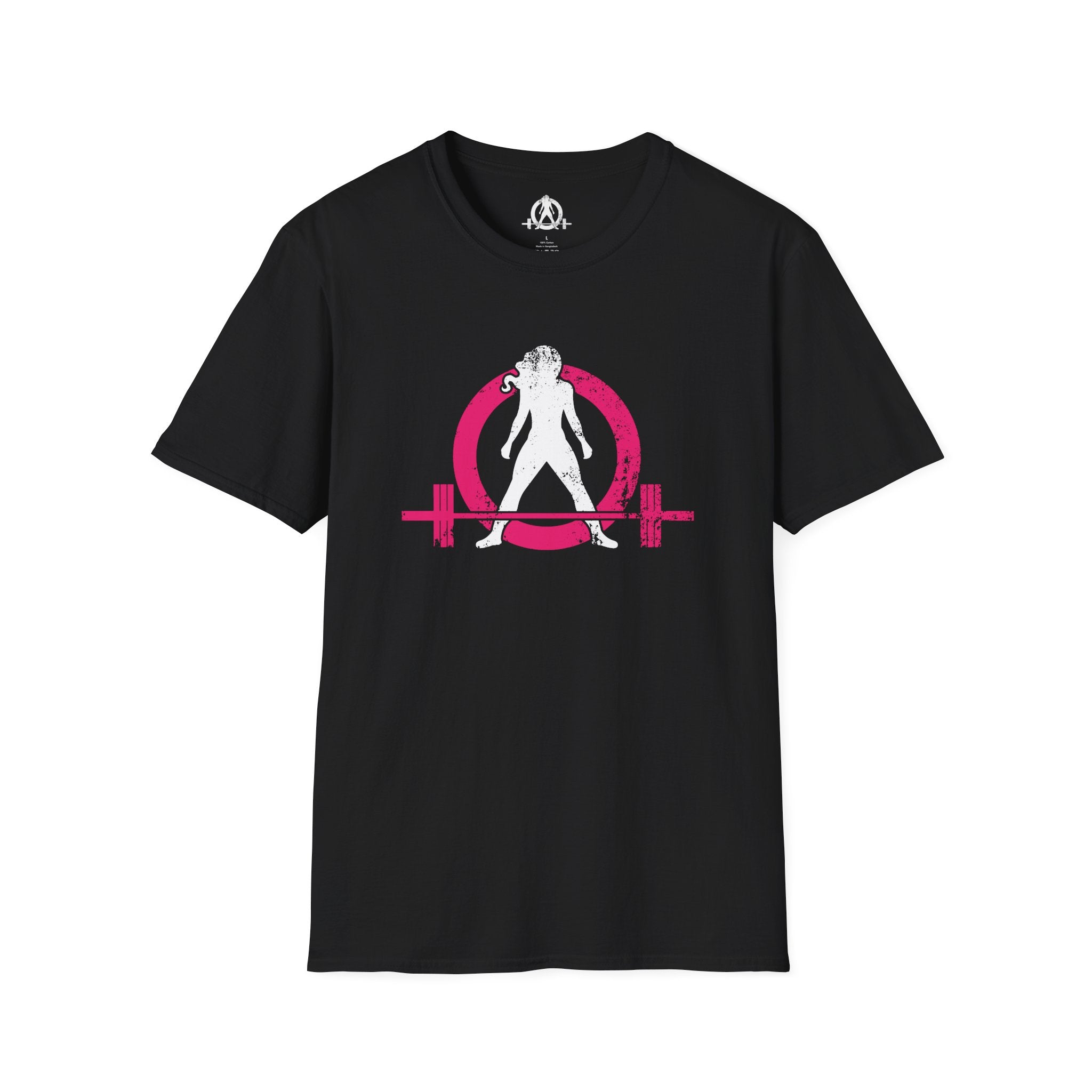 The Bar Is Loaded - Unisex Softstyle T-Shirt - Color Distressed Logo
