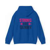 Strong Not Skinny - Pride Color Logo - Unisex Heavy Blend Hooded Sweatshirt