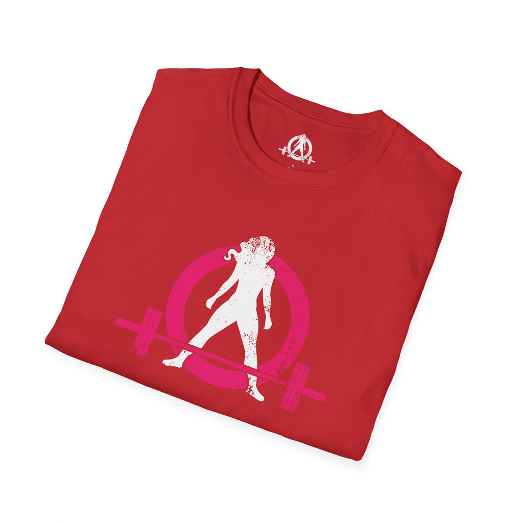 Unisex Softstyle T-Shirt - Color Distressed Logo - Plain Back