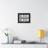 Iron Sharpens Iron - Inspirational Wall Art - Canvas Print