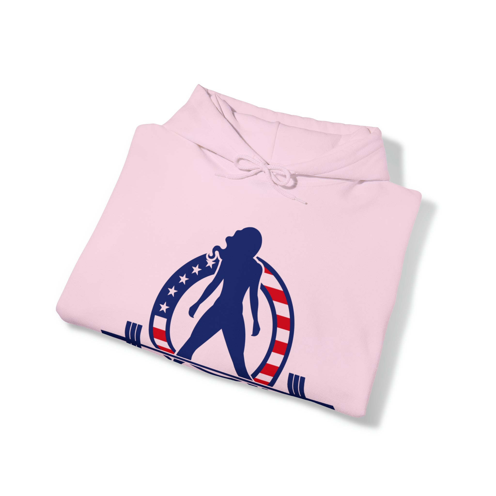 USA Logo - Unisex Heavy Blend Hooded Sweatshirt - USA Logo Light - Plain Back