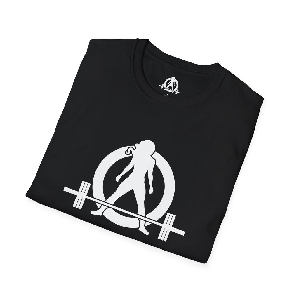 Iron Sharpens Iron - Unisex Softstyle T-Shirt - White Logo Front & Back