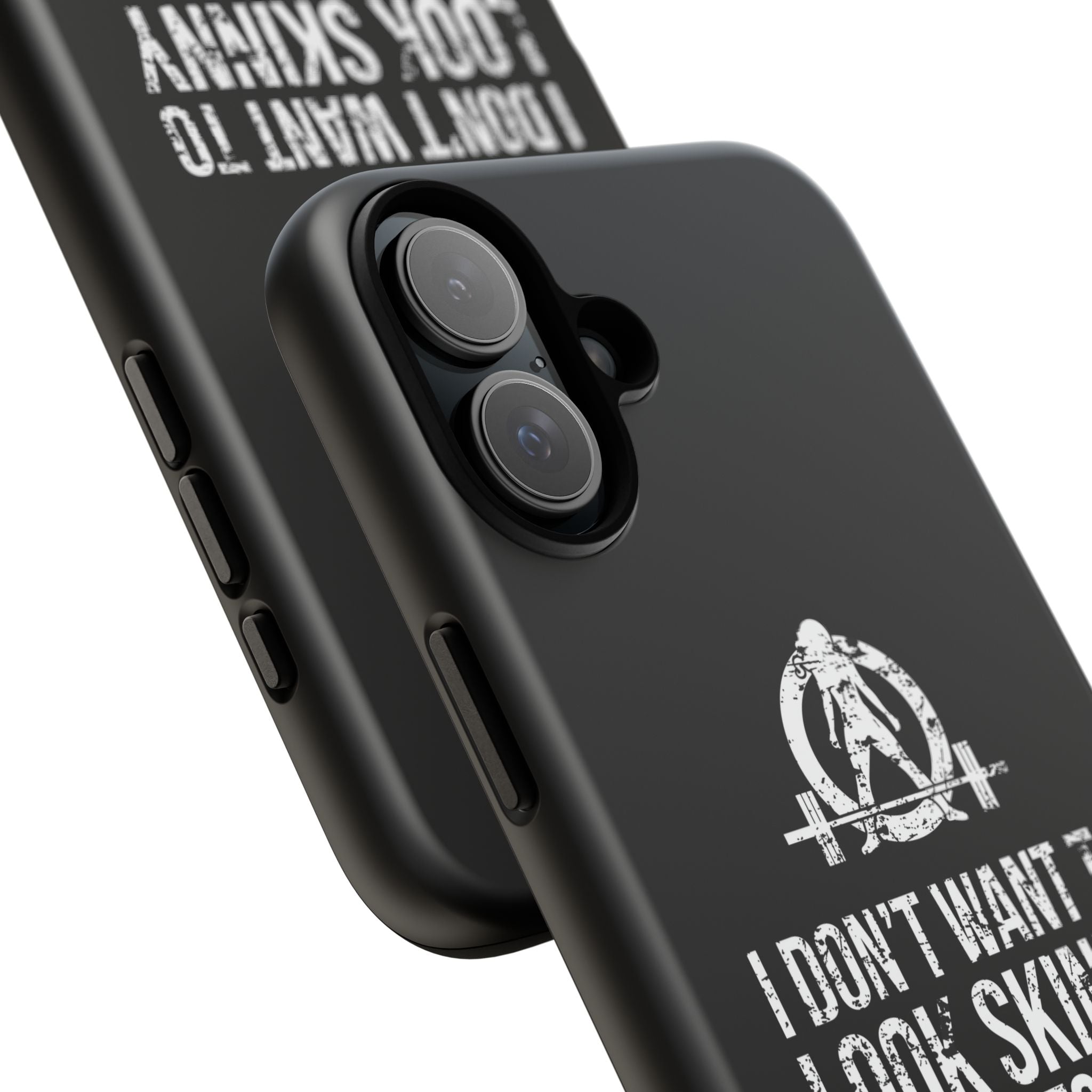 Tough Cases - I Don't Want To Look Skinny I Want To Look Like I Can Kick Your Ass - WWLW Logo