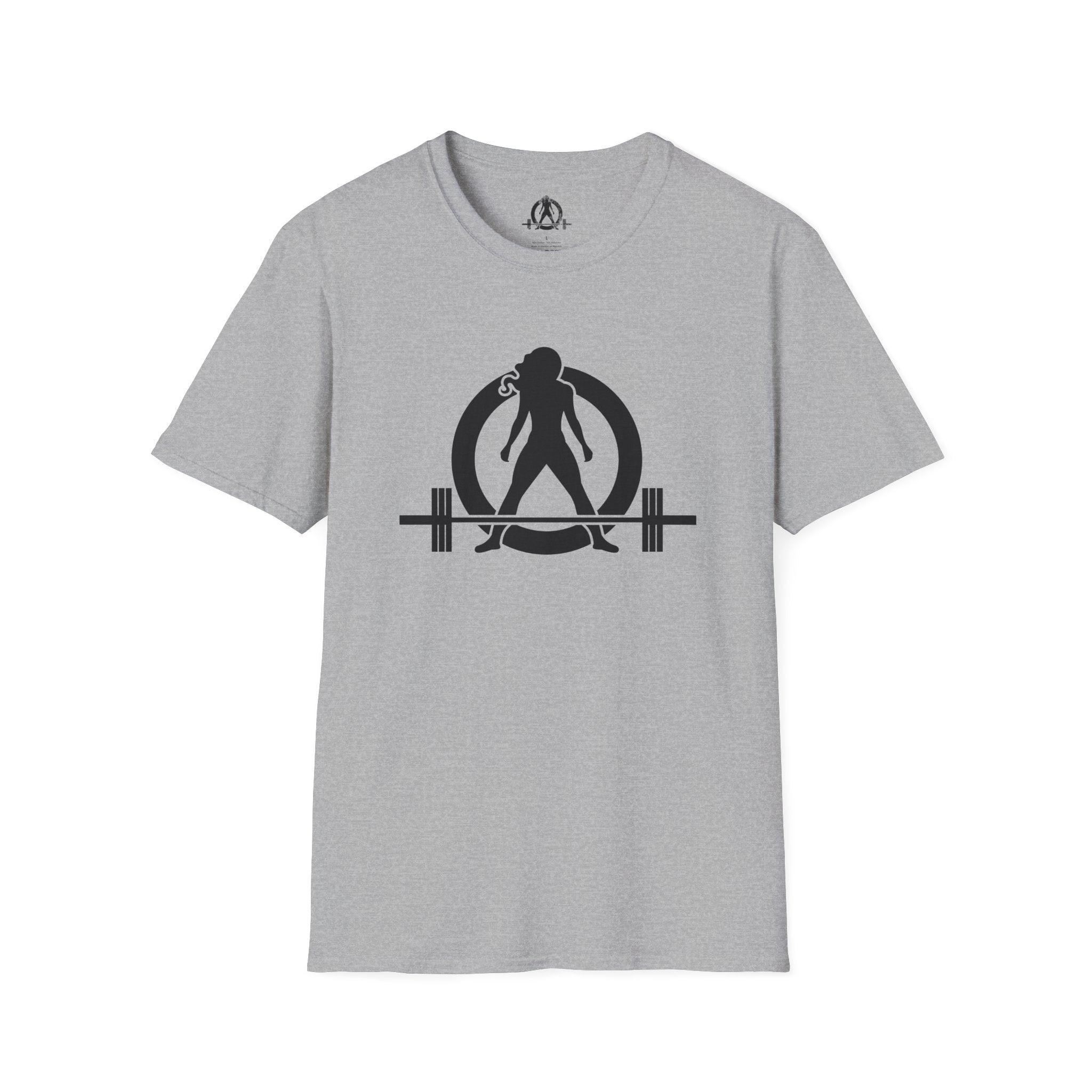 Iron Sharpens Iron - Unisex Softstyle T-Shirt - Black Logo Front & Back