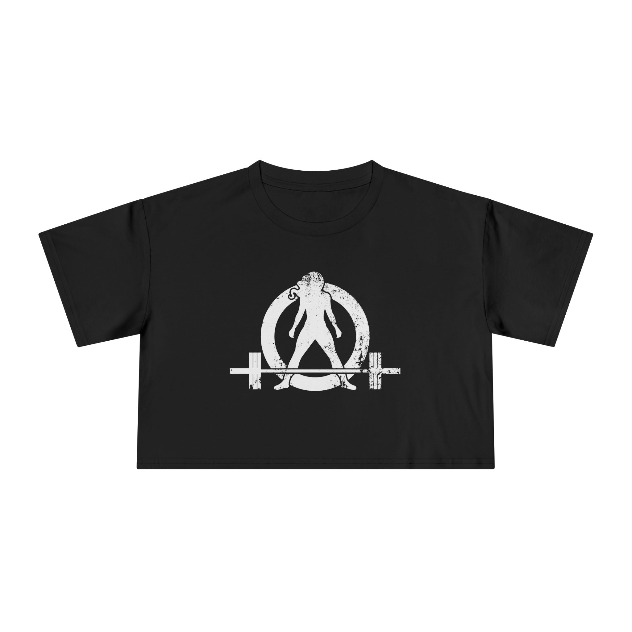 Women's Crop Tee - Women's Cropped Tee - Distressed Collection