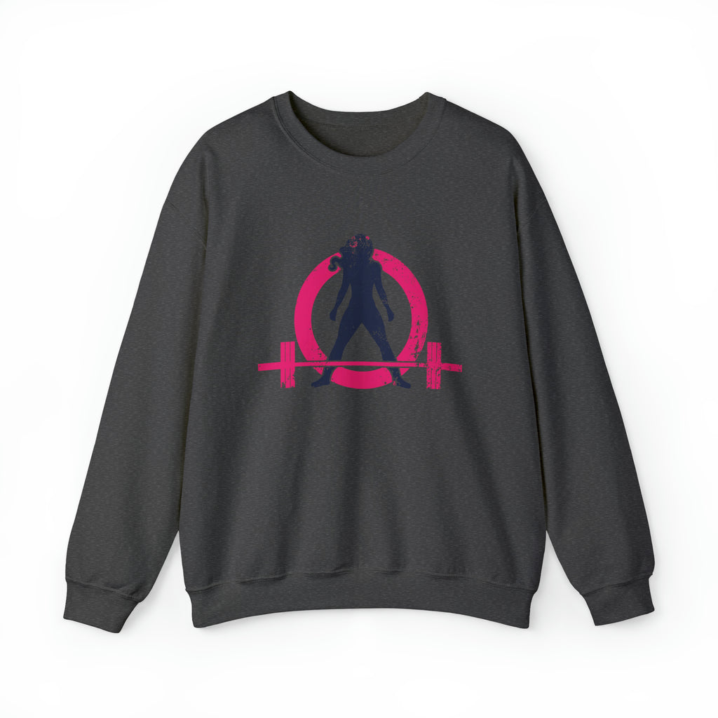 Distressed Logo - Unisex Heavy Blend™ Crewneck Sweatshirt - Color Logo