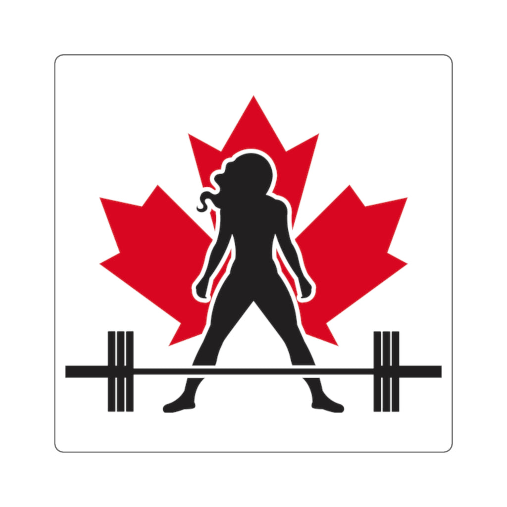 Square Stickers - Canada Logo - Classic Dark