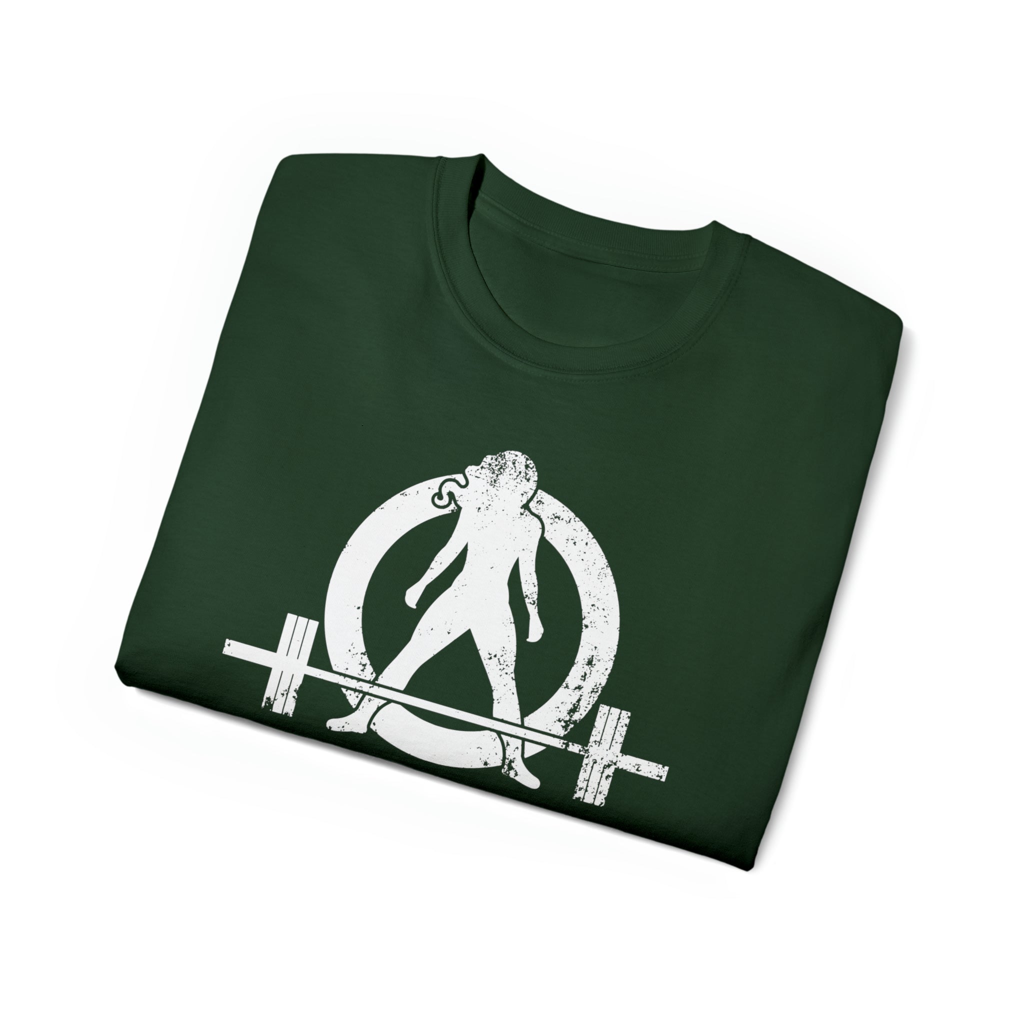 Strong Is Beautiful - Unisex Ultra Cotton Tee - Distressed White Logo - (BEST SELLER)