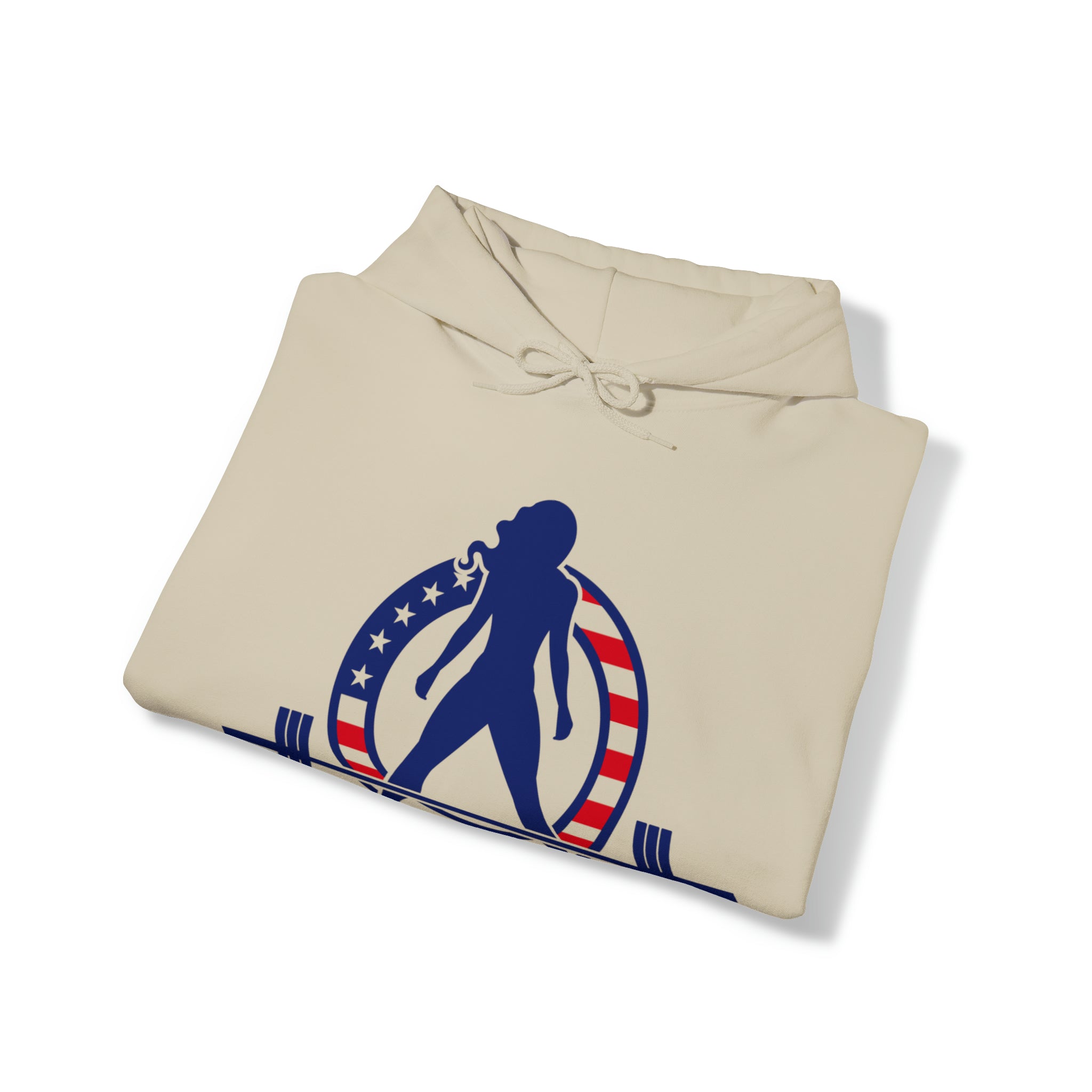 USA Logo - Unisex Heavy Blend Hooded Sweatshirt - USA Logo Light - Plain Back