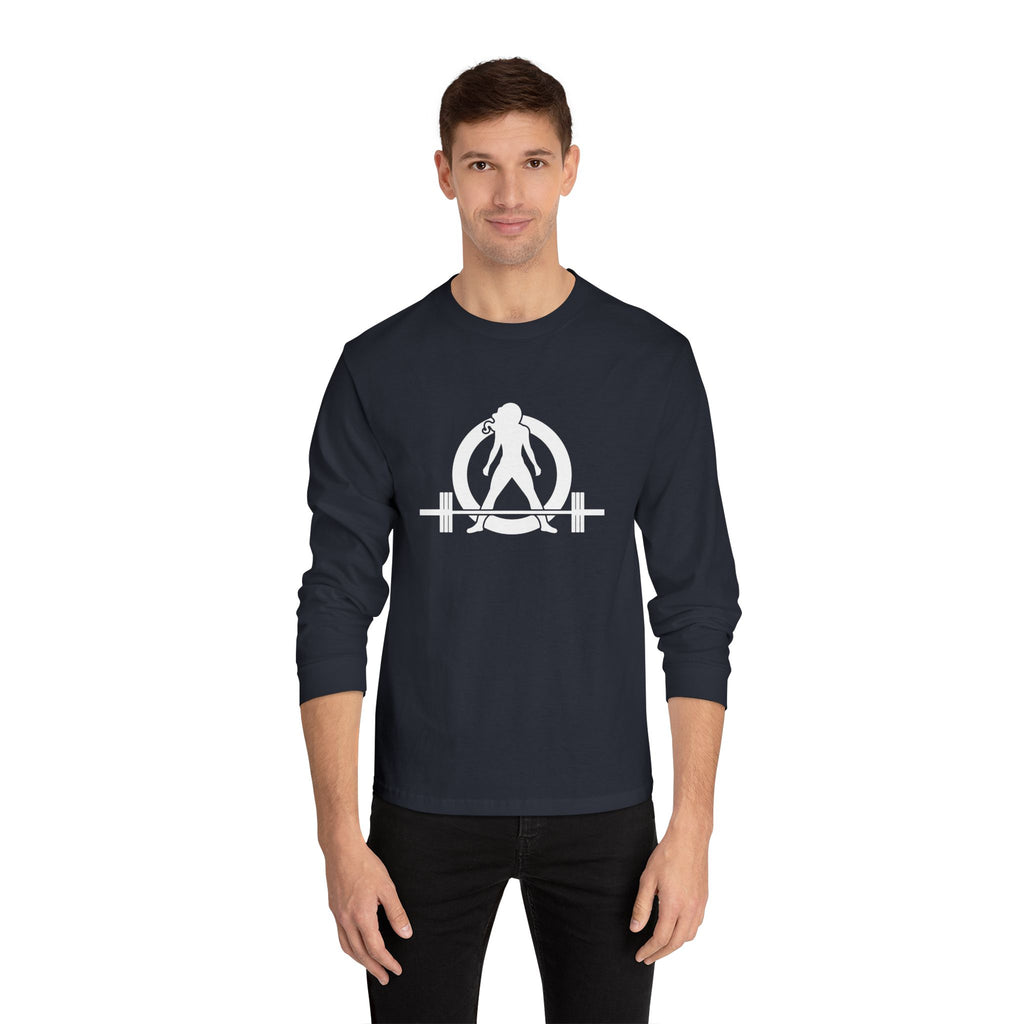The Bar Is Loaded - Unisex Long Sleeve T-Shirt - White Logo