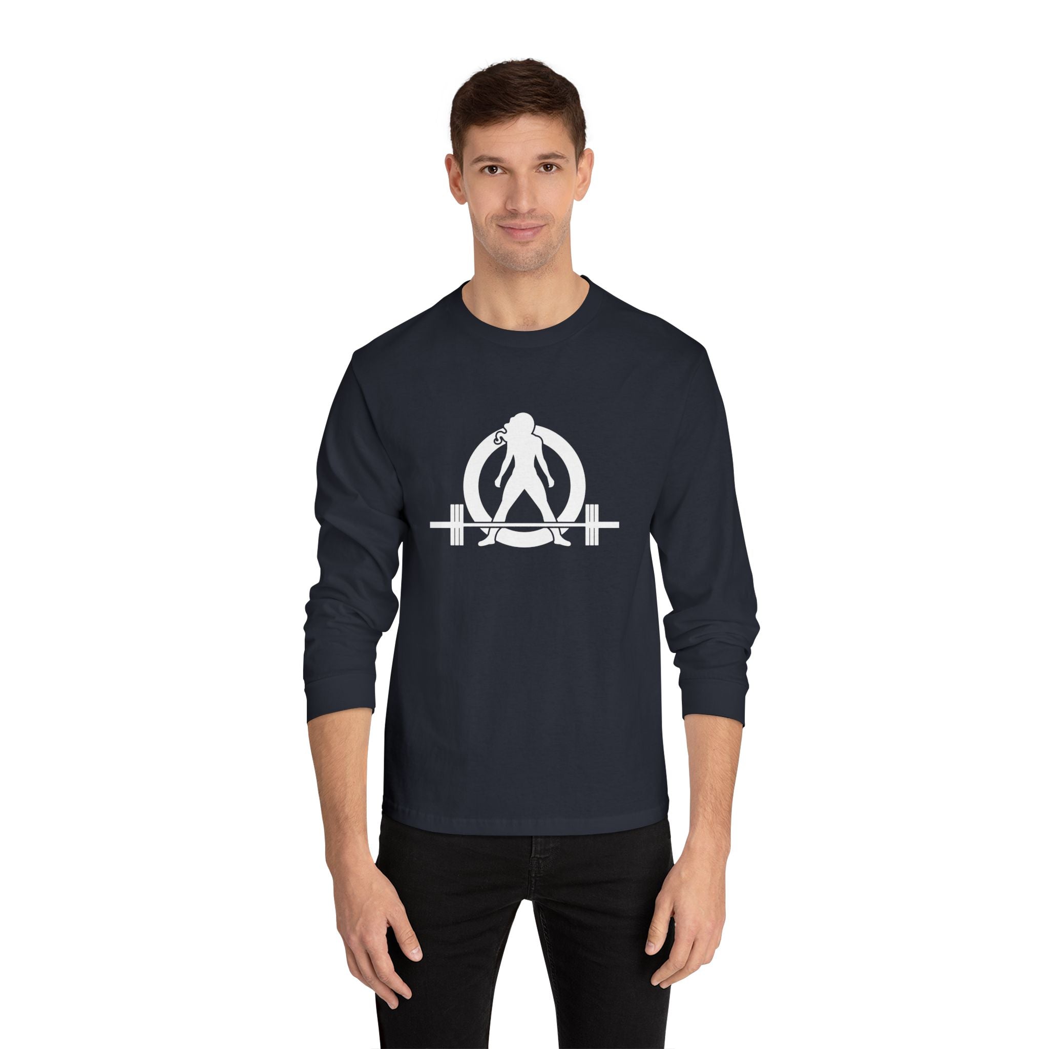 The Bar Is Loaded - Unisex Long Sleeve T-Shirt - White Logo