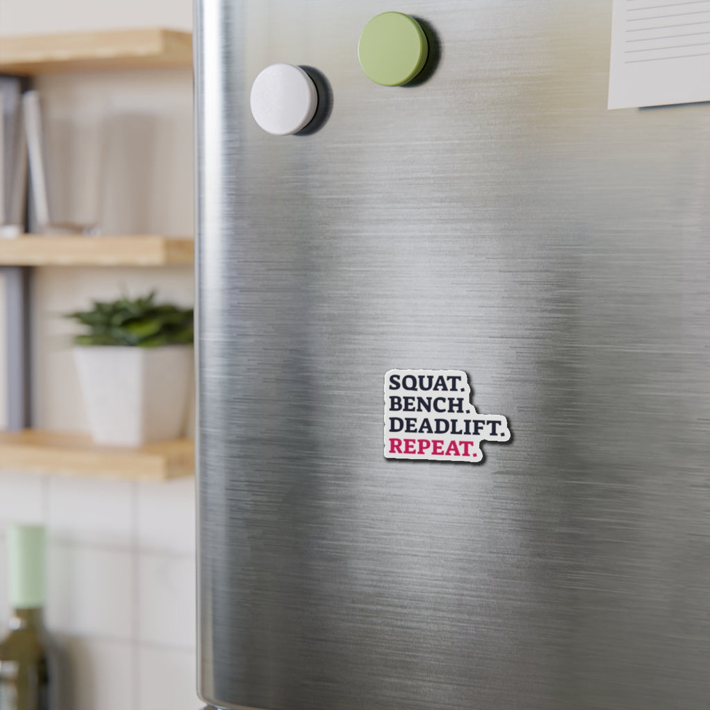 Die-Cut Magnets - SBD Repeat - Pink