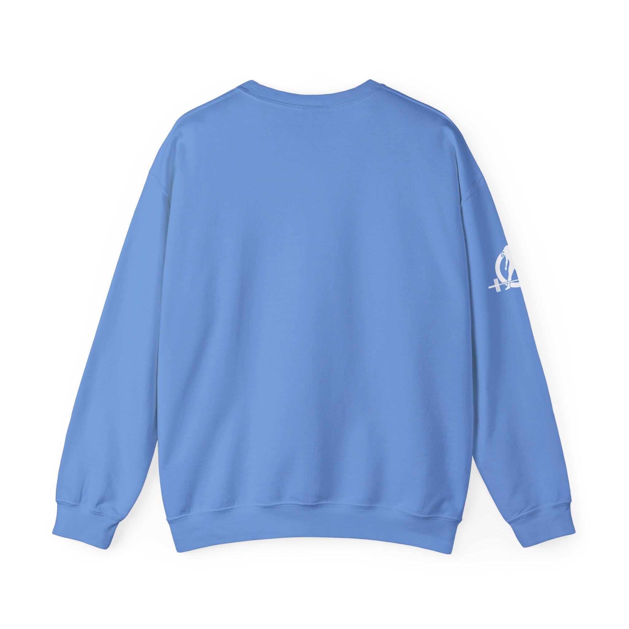 USA Barbell - Unisex Heavy Blend™ Crewneck Sweatshirt - White Logo