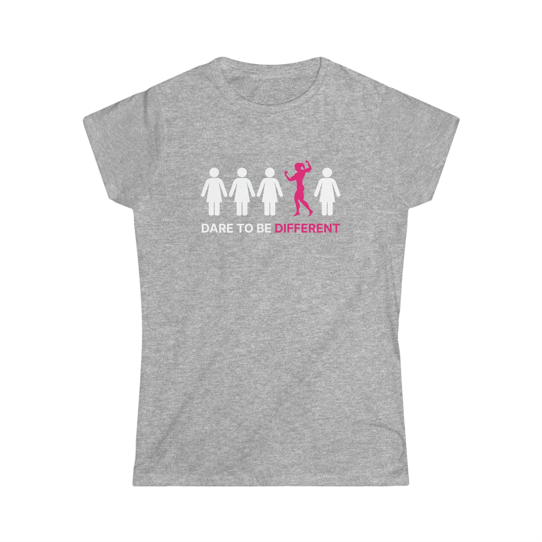 Dare To Be Different - Flex - Women's Softstyle Tee - Logo on Front