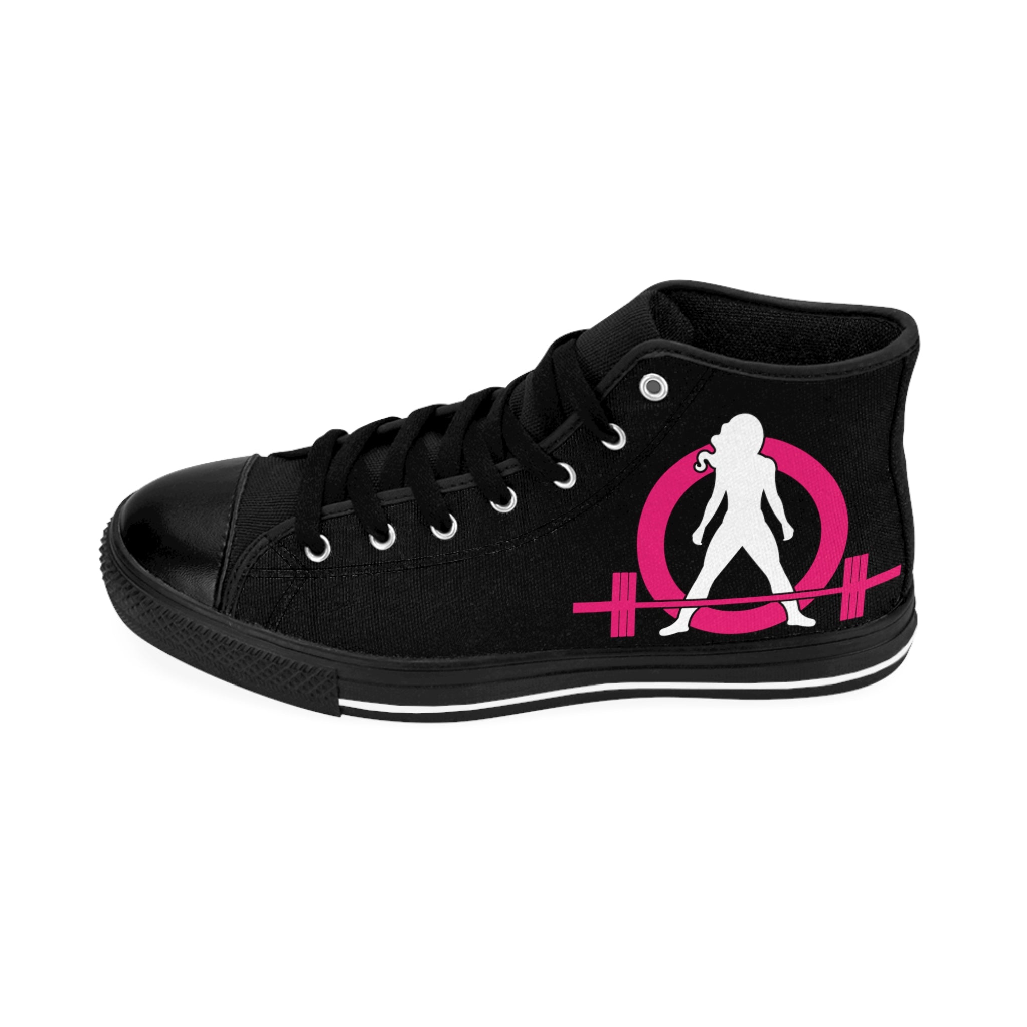 Women's Classic Black Sneakers - Classic Logo