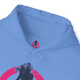 Distressed Logo - Unisex Heavy Blend Hooded Sweatshirt - Color Logo Inverted  (BEST SELLER)
