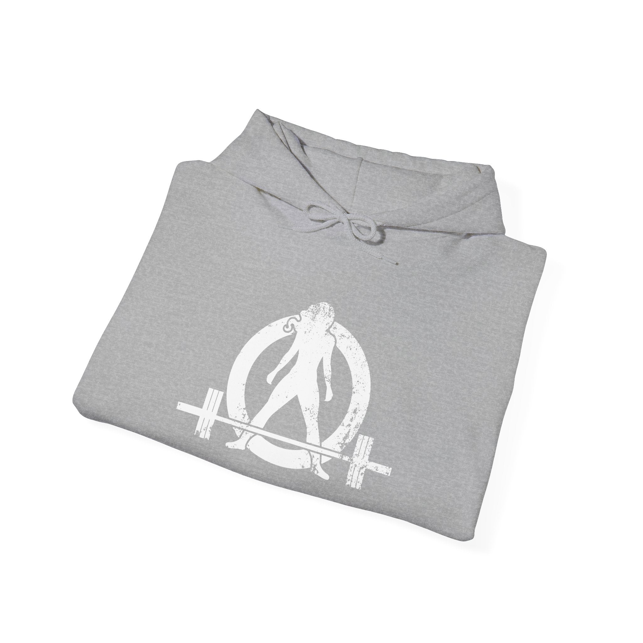 The Bar Is Loaded - Unisex Heavy Blend Hooded Sweatshirt - White Logo