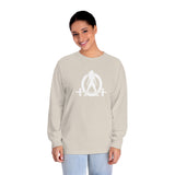 Goal Weight Strong AF - Unisex Classic Long Sleeve T-Shirt - White Print on Front & Back