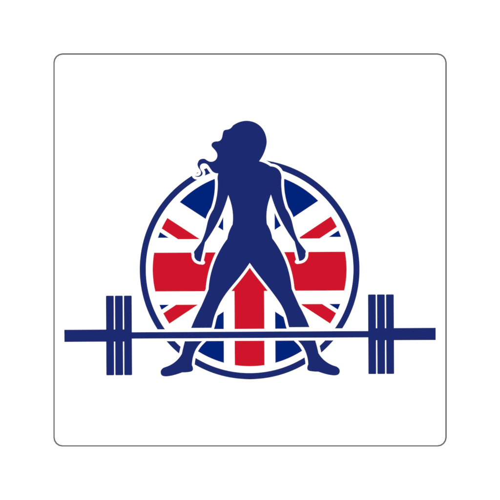 Square Stickers - UK Logo - Classic Dark