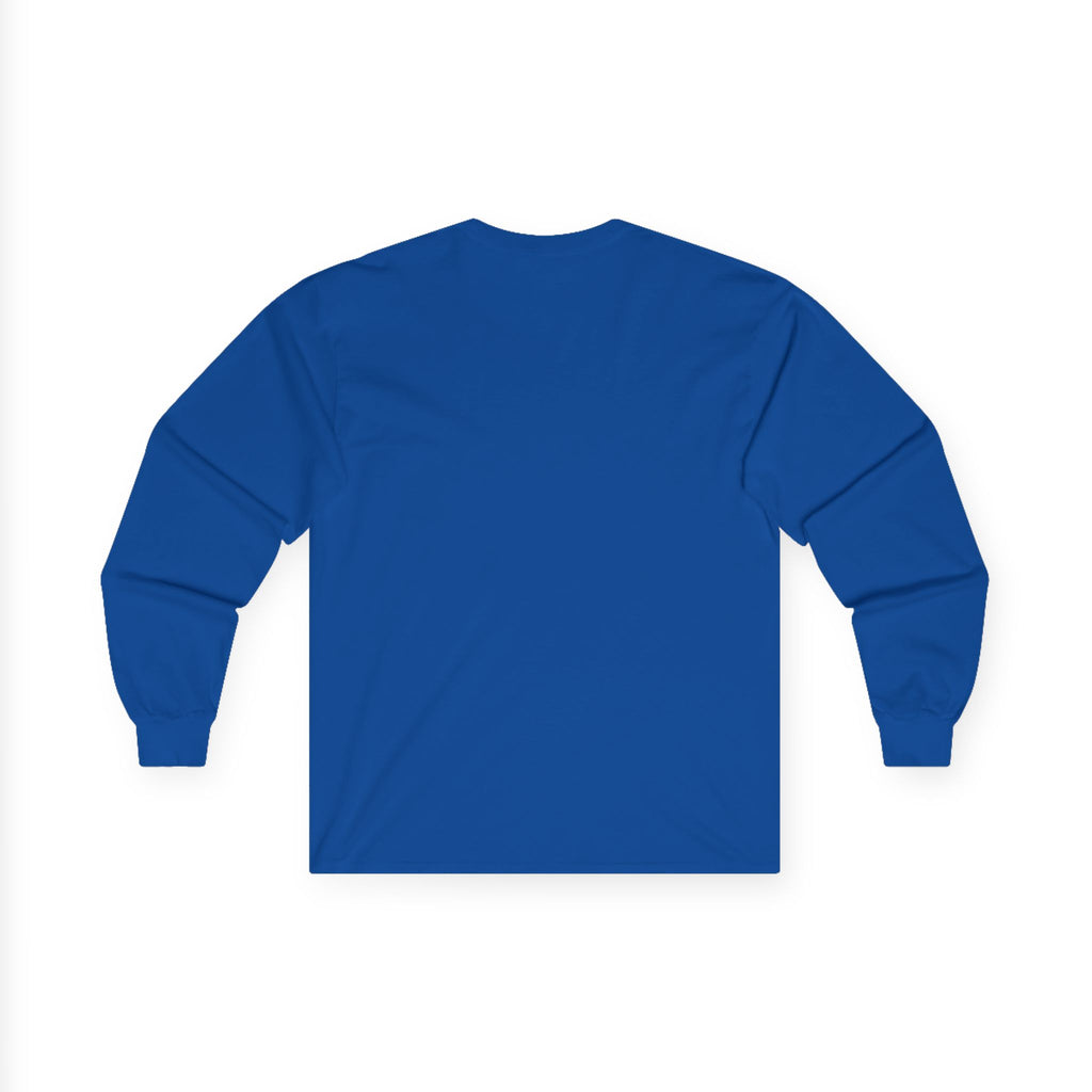 Lift Heavy Run Fast - Ultra Cotton Long Sleeve Tee - White Logo Front