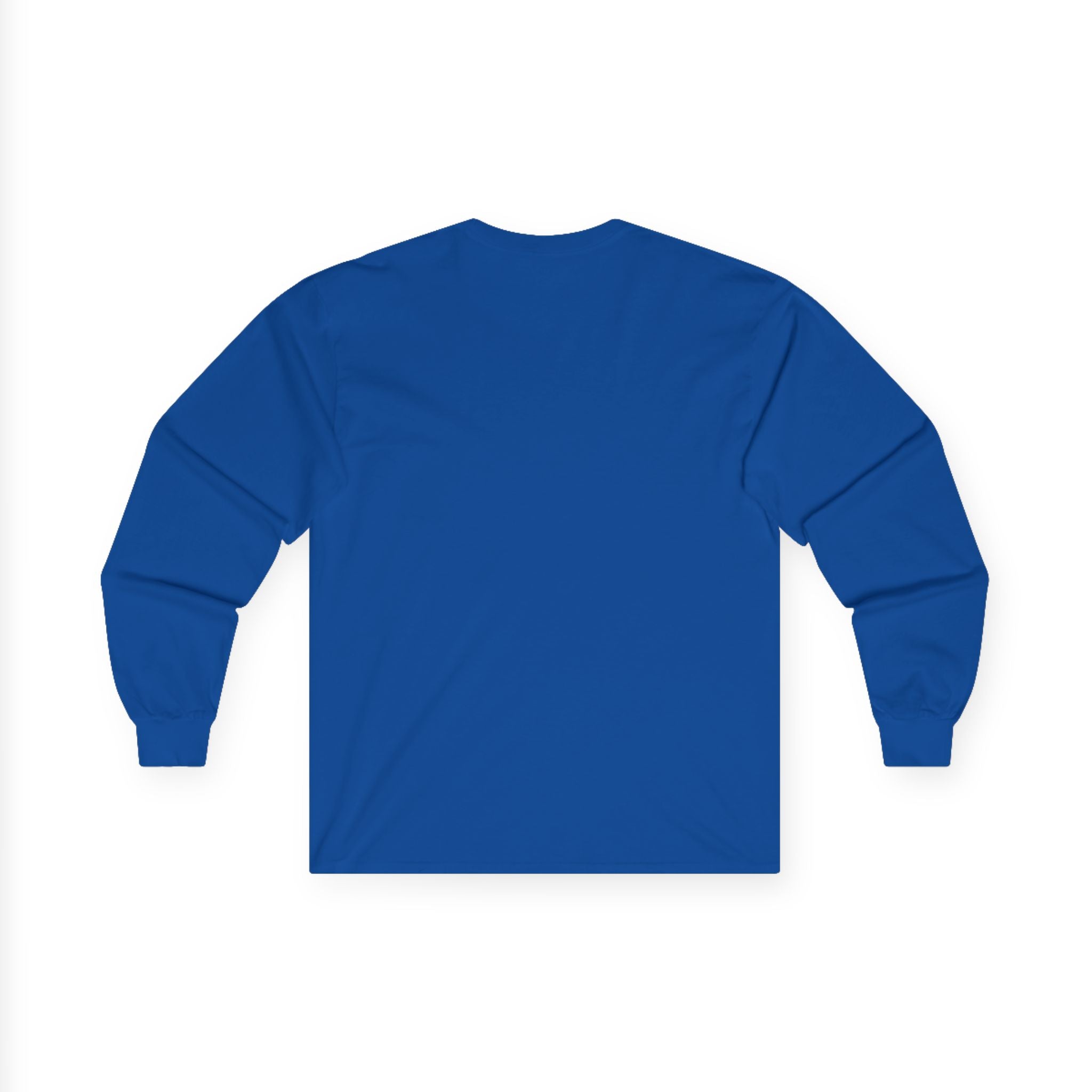 Lift Heavy Run Fast - Ultra Cotton Long Sleeve Tee - White Logo Front