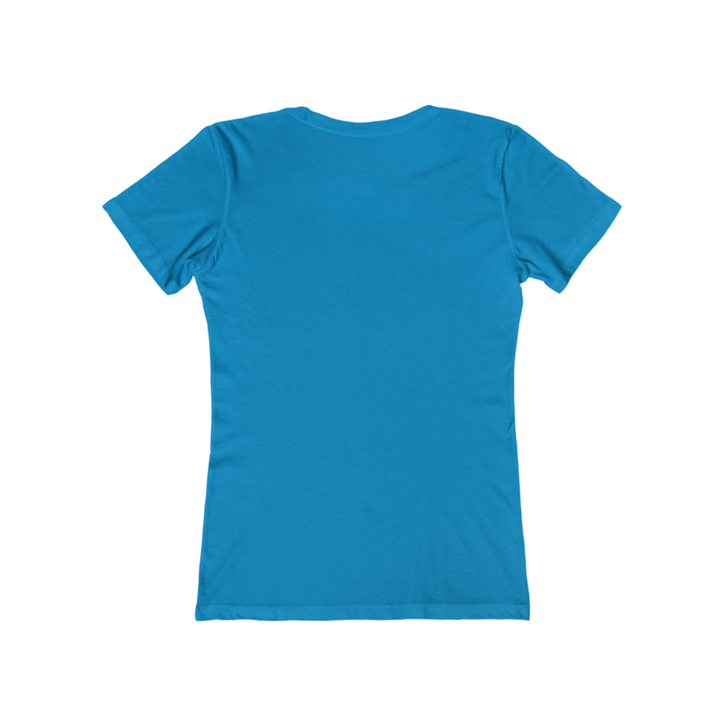 Barbell Club - Women's The Boyfriend Tee - White Logo
