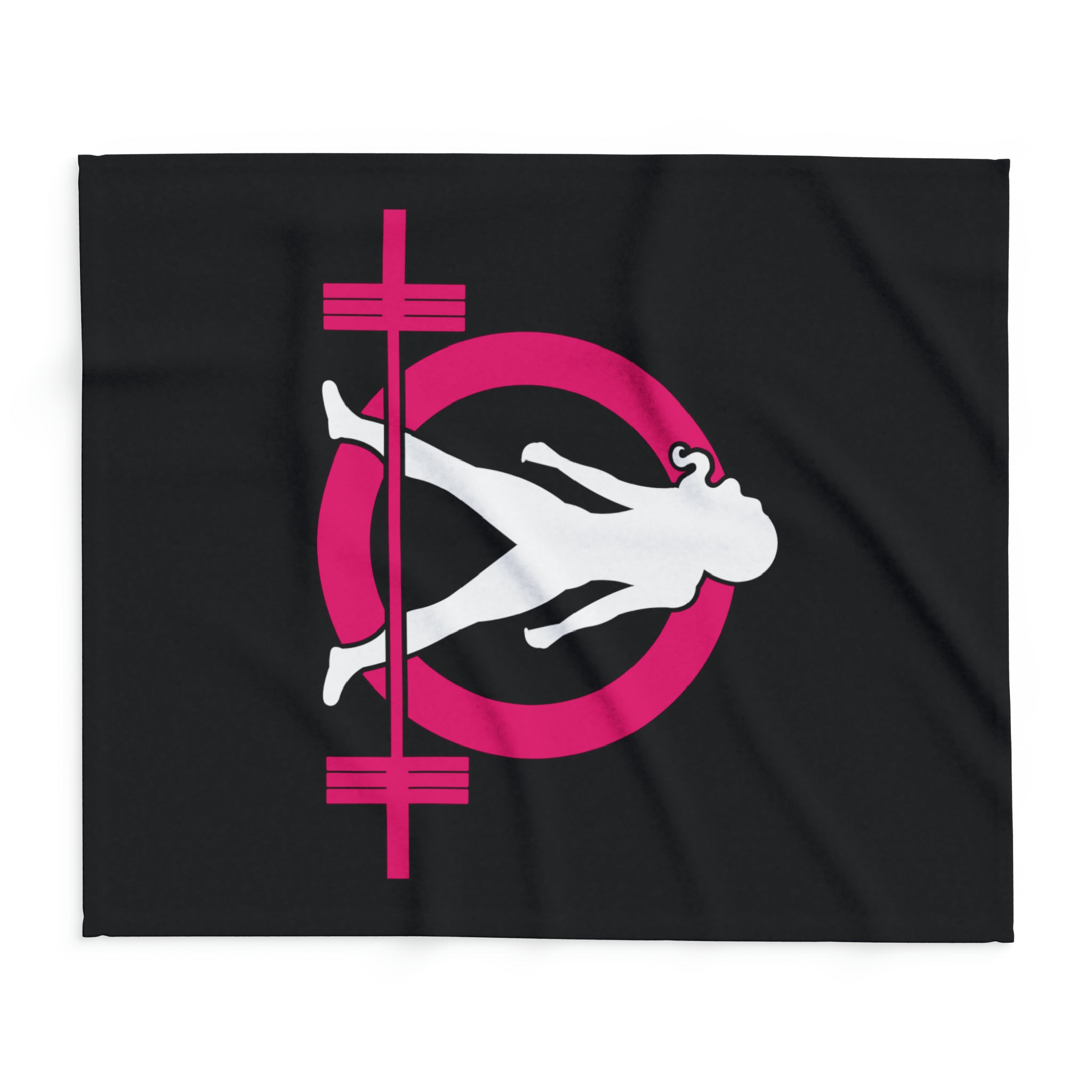 Arctic Fleece Blanket - Black Classic Logo