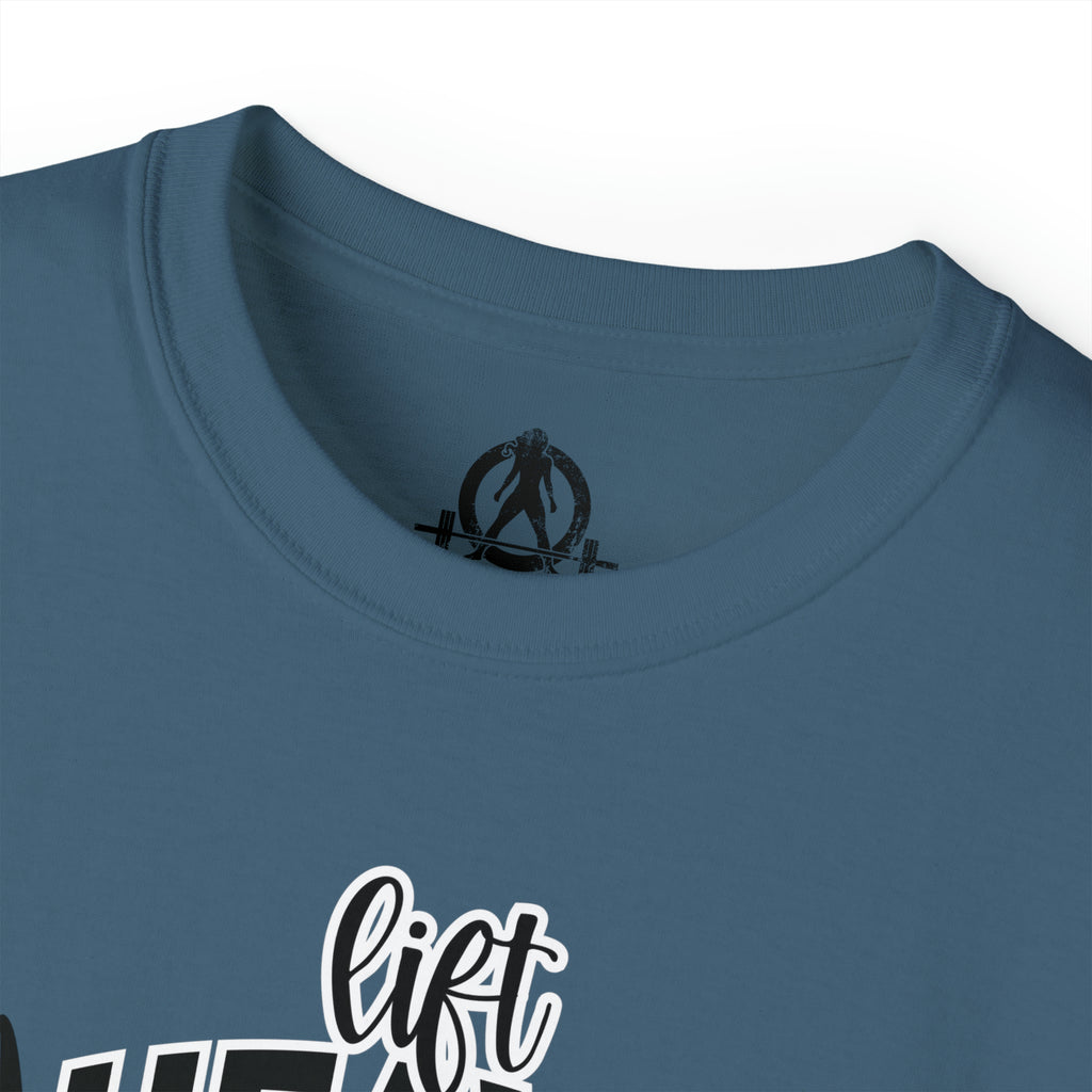 Lift Heavy Swing Fast - Unisex Ultra Cotton Tee - Black Logo