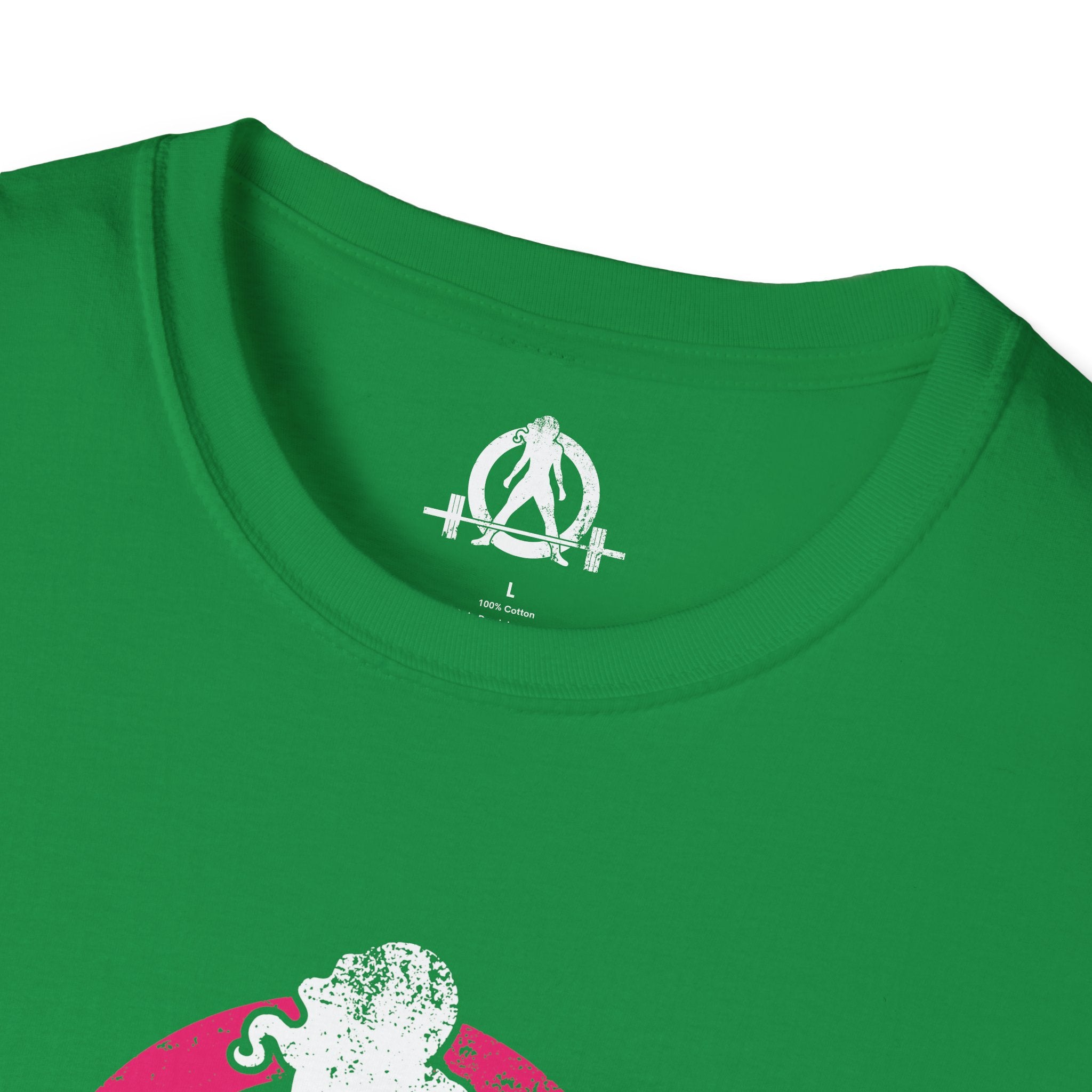 Unisex Softstyle T-Shirt - Color Distressed Logo - Plain Back