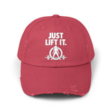 Just Lift It - Unisex Distressed Cap