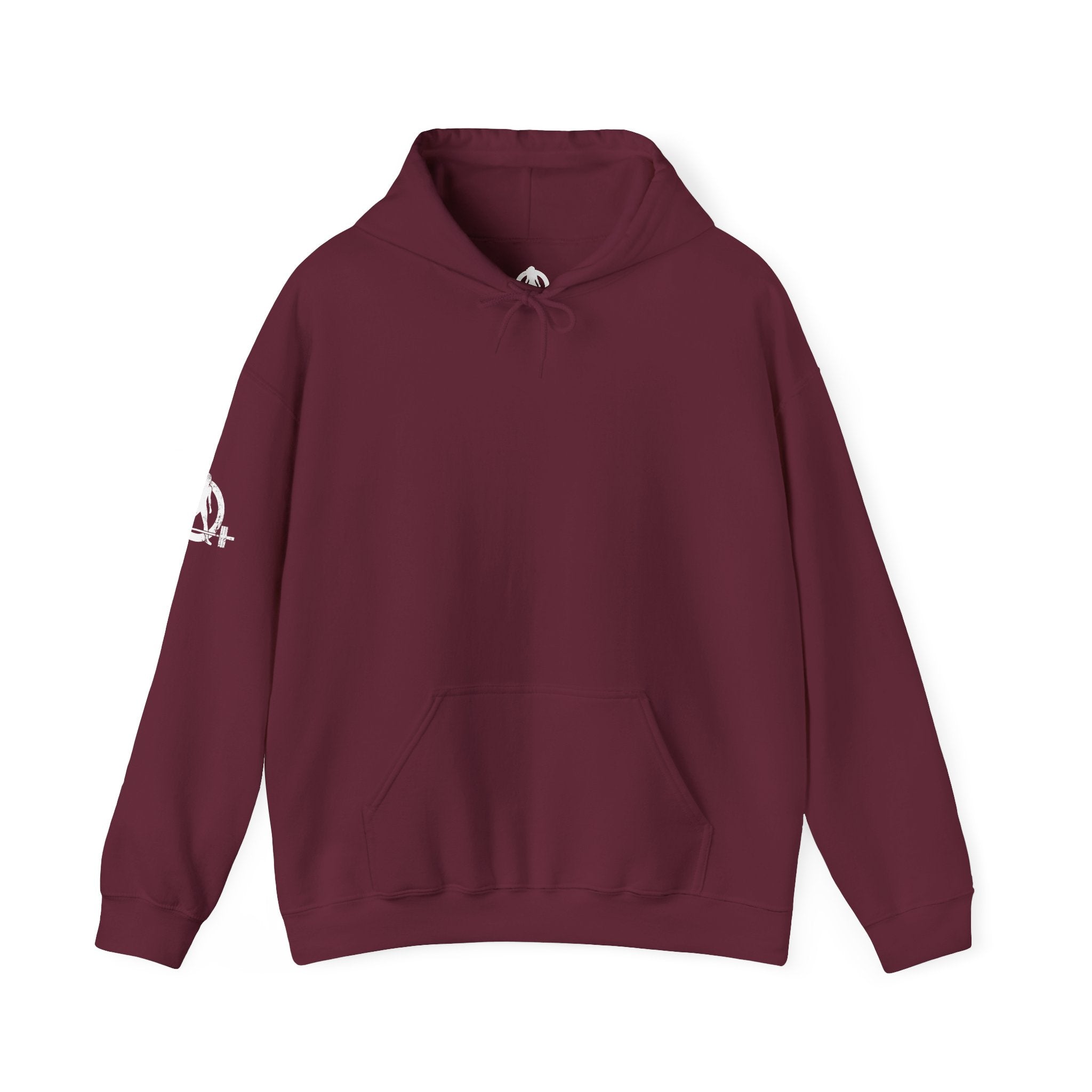 Strong Her Cartoon - Unisex Heavy Blend Hooded Sweatshirt - Logo on Back & Right Sleeve