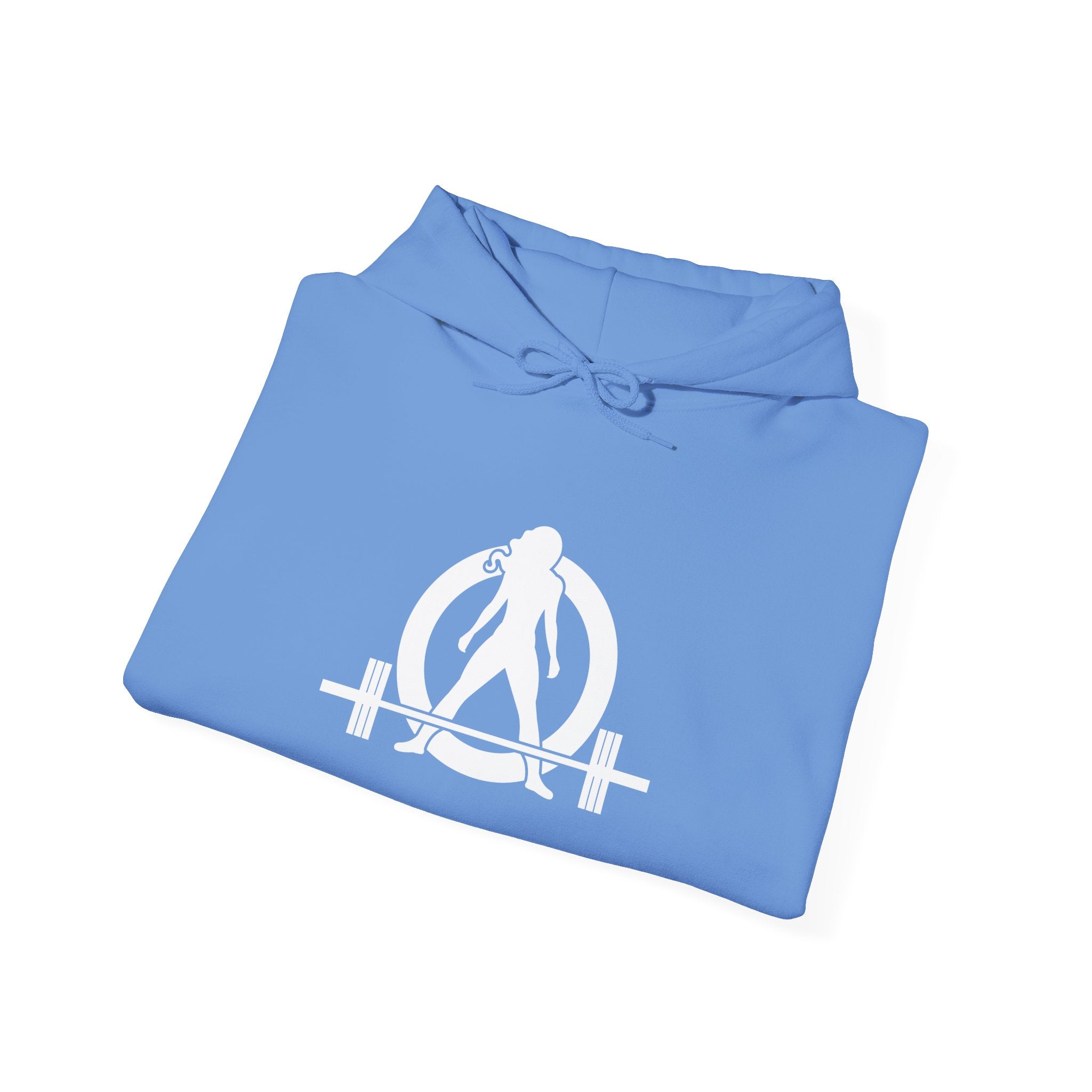 Kick Your Ass - Classic Logo White - Unisex Heavy Blend Hooded Sweatshirt (BEST SELLER)