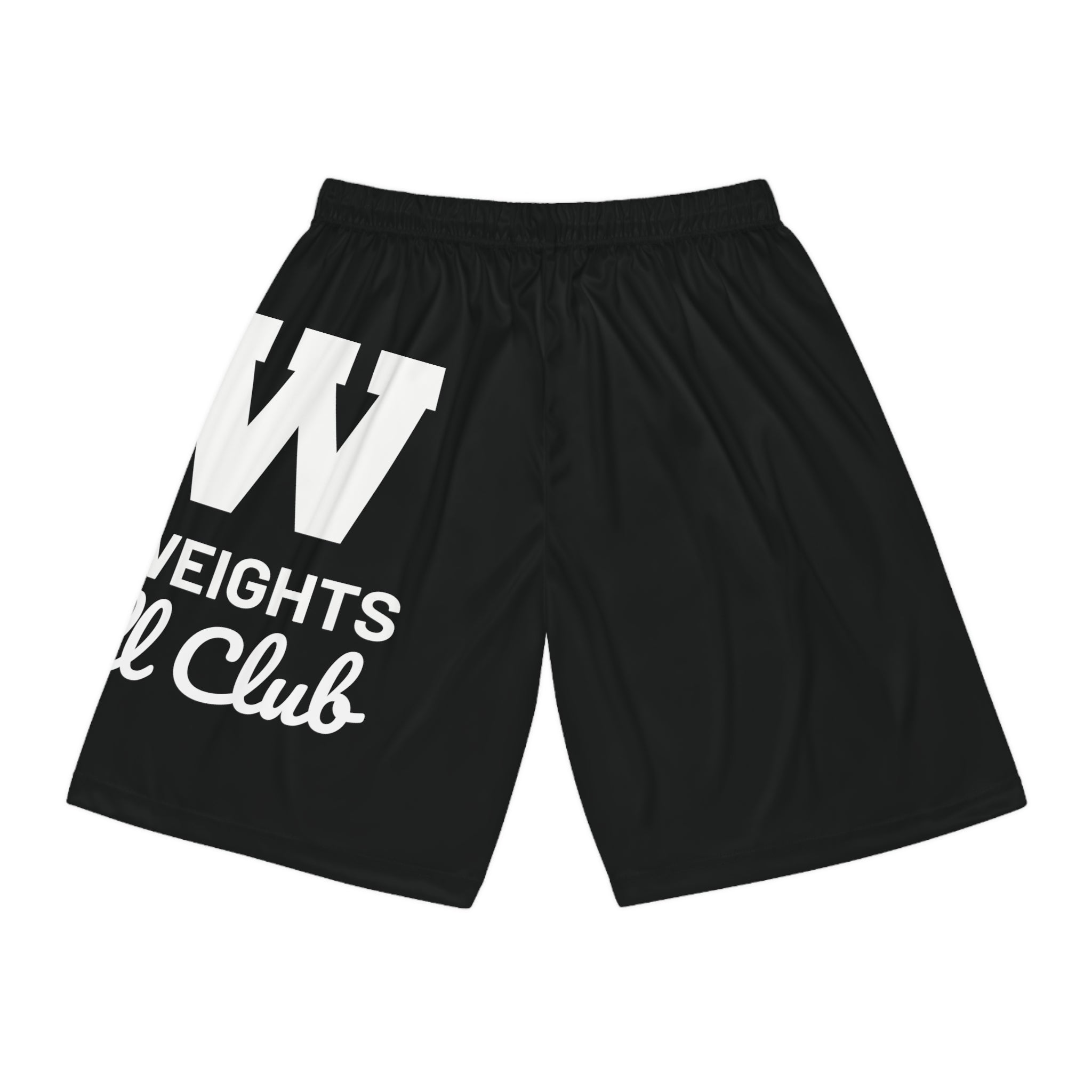 HW Barbell Club - Basketball Shorts (AOP) - Large Print