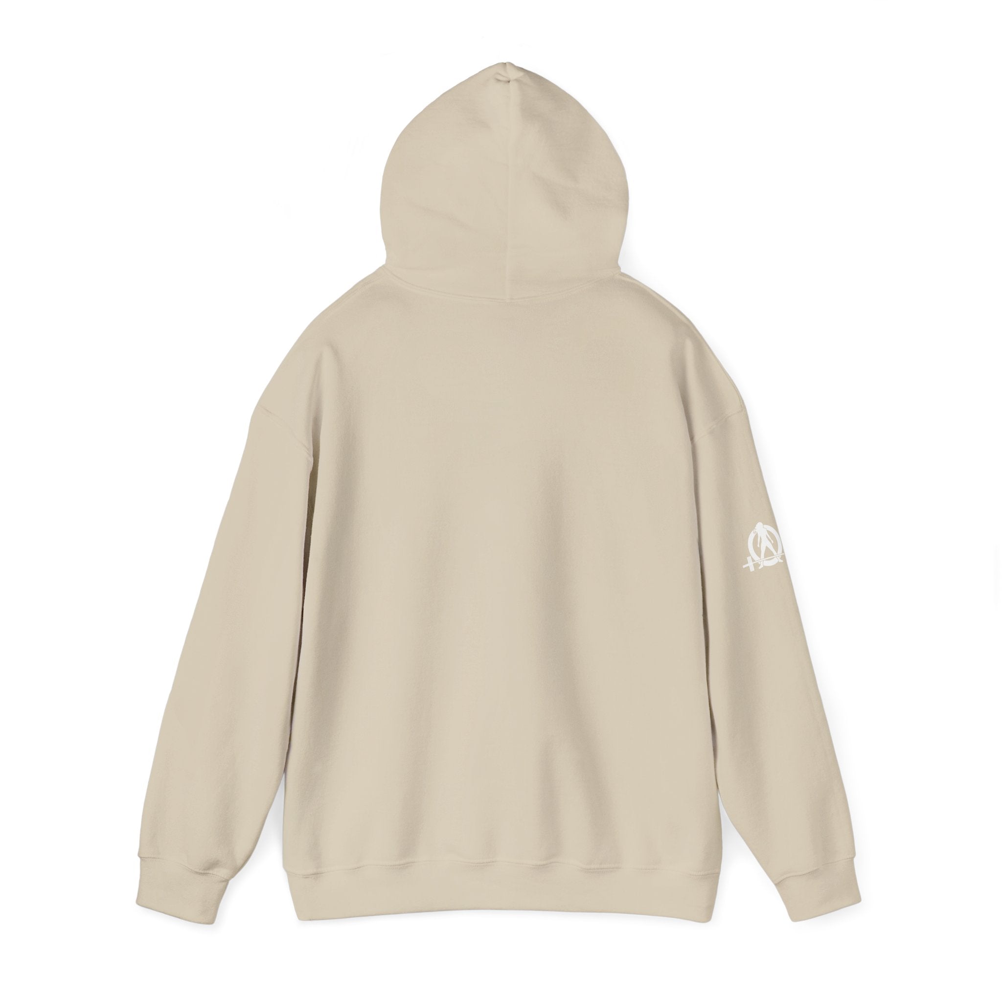 Everything Hurts & I'm Hungry  - Unisex Heavy Blend Hooded Sweatshirt  - White Print Front/Arm