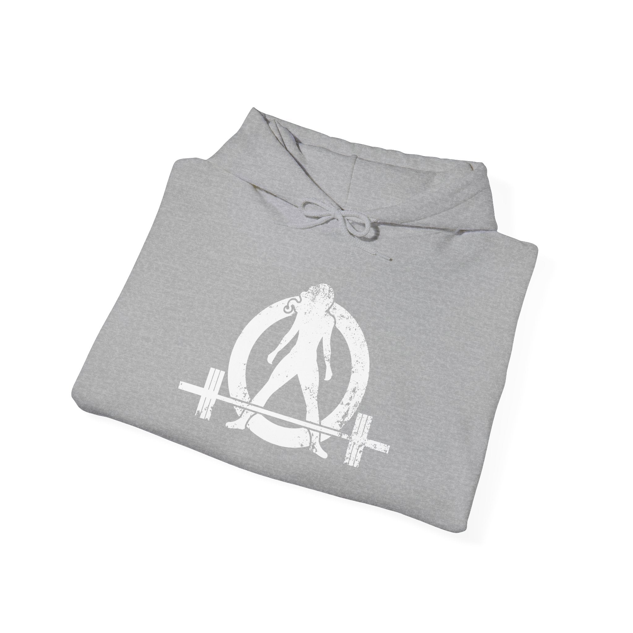 Distressed Logo - Unisex Heavy Blend Hooded Sweatshirt - White Logo  (BEST SELLER)