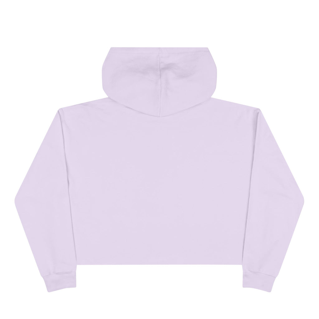 Lift Like A Girl - Empowered Crop Hoodie – For Strong Women Who Lift - Black Logo