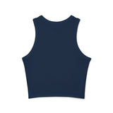 Chic Women's Micro Rib Tank Top, Casual Summer Top, Workout Tank, Layering Piece, Activewear, Relaxed Fit