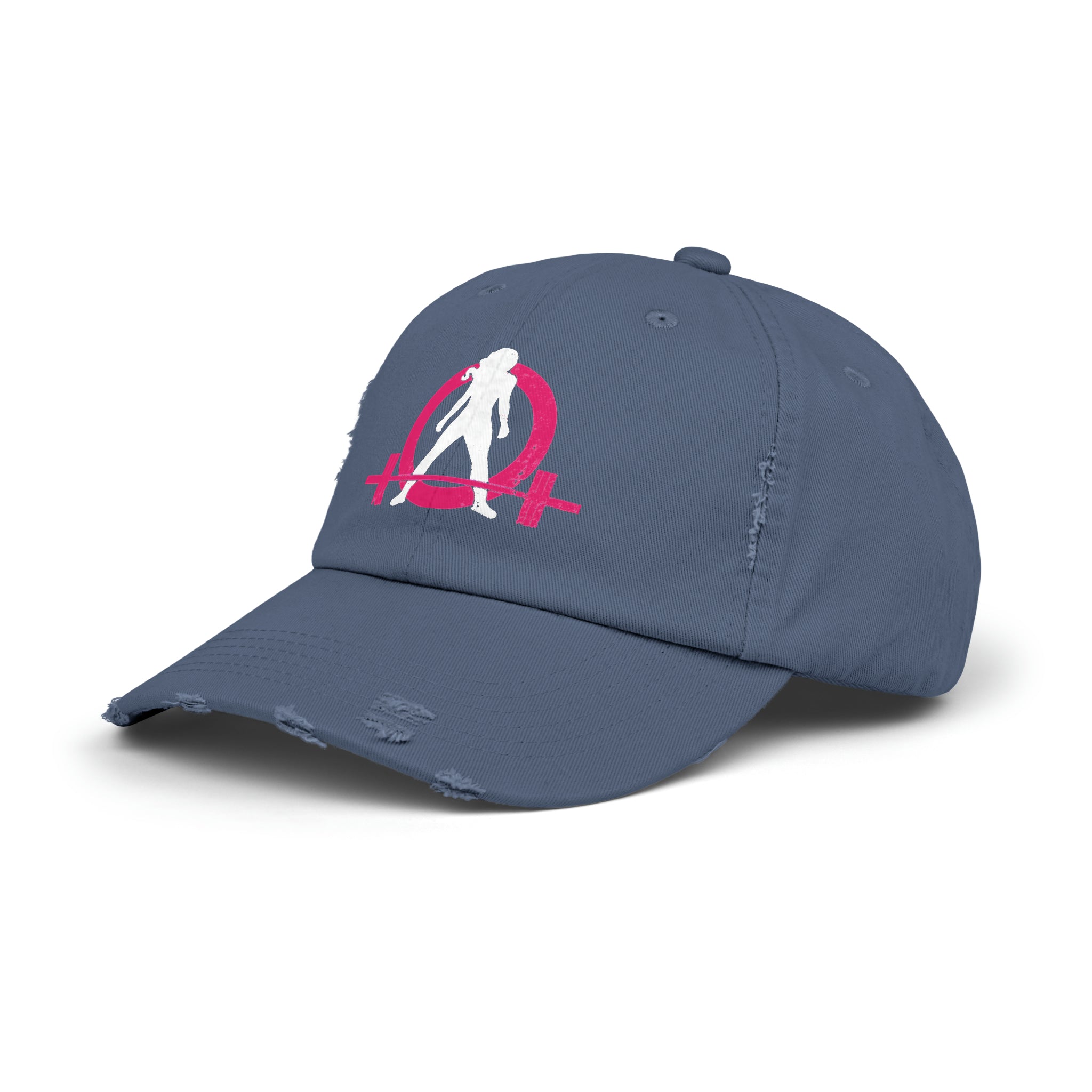 Unisex Distressed Cap - Classic Color Distressed Logo
